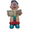 Feestpop man op wc 70 jaar 4 meter Feestpop man op wc 70 jaar 4 meter