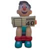 Feestpop man op wc 40 jaar 4 meter Feestpop man op wc 40 jaar 4 meter