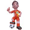 Feestpop voetballer man 16 jaar 4 meter Feestpop voetballer man 16 jaar 4 meter