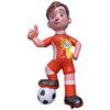 Feestpop voetballer man 50 jaar 4 meter