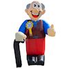 Feestpop man wandelstok 4 meter 30 jaar