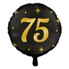 Folie Ballon rond cijfer 75
