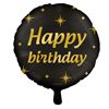 Folie Ballon rond Happy Birthday