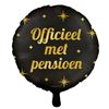 Folie Ballon rond Pensioen