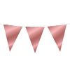 Partyvlag Foil Gold-Rose