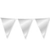 Partyvlag Foil silver 