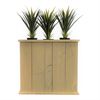 Kunstplant Yucca met steigerhouten bak 