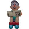 Feestpop man op wc 16 jaar 4 meter Feestpop man op wc 16 jaar 4 meter