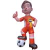 Feestpop voetballer man geslaagd 4 meter