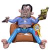 Feestpop bankzitter abraham 50 jaar 2,5 meter