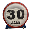 Opblaasbaar verkeersbord 30 jaar