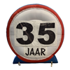 Opblaasbaar verkeersbord 35 jaar