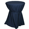 Statafel rok blauw met strik