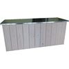 Uitgifte buffet laag, RVS blad, White wash 220x71x81