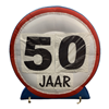 Opblaasbaar verkeersbord 50 jaar