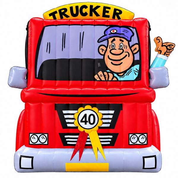 Feestpop trucker man 40 jaar Feestpop trucker man 40 jaar