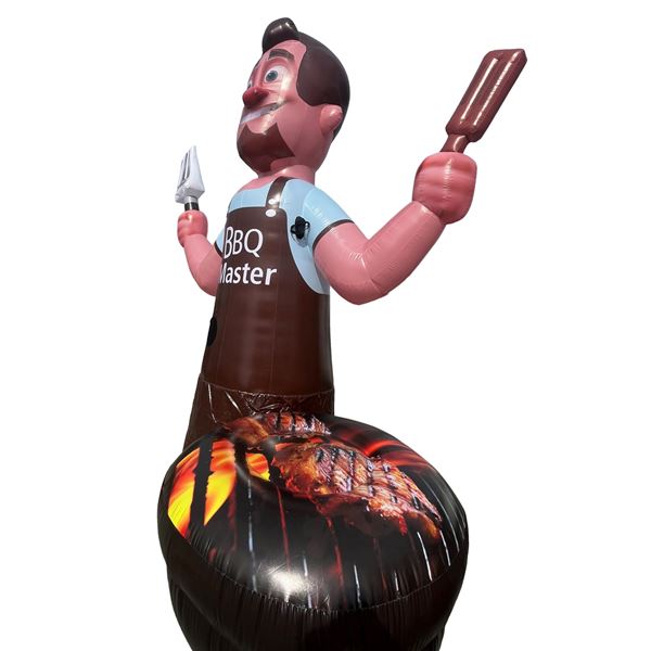 Feestpop BBQ master man geslaagd 4 meter