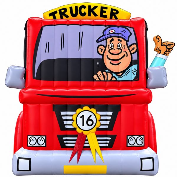Feestpop trucker man 16 jaar