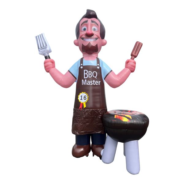 Feestpop BBQ master man 16 jaar 4 meter