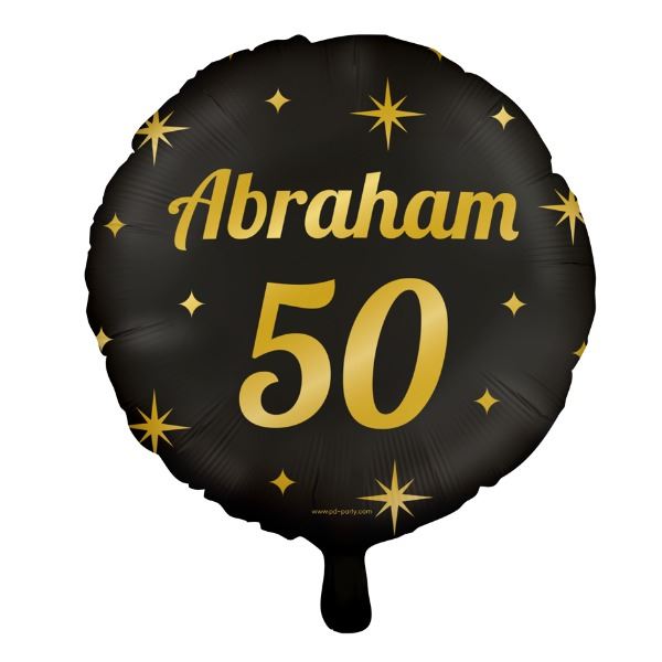 Folie Ballon rond Abraham 50
