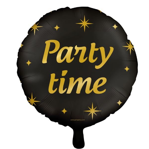 Folie Ballon rond Party Time
