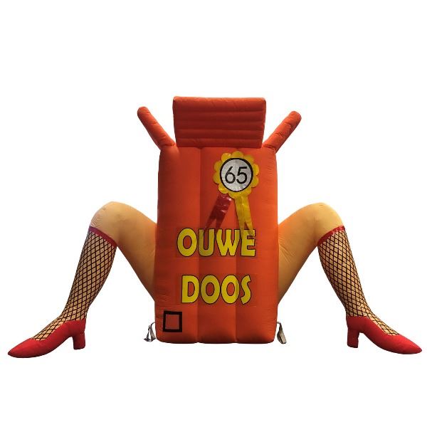 Opblaasbare ouwe doos 65 jaar