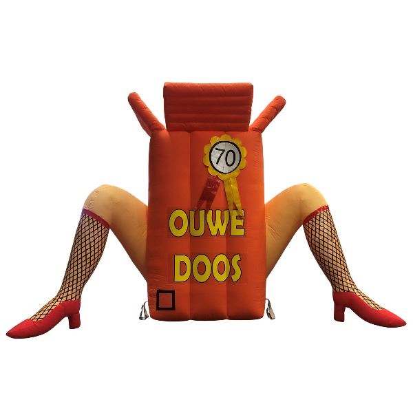 Opblaasbare ouwe doos 70 jaar