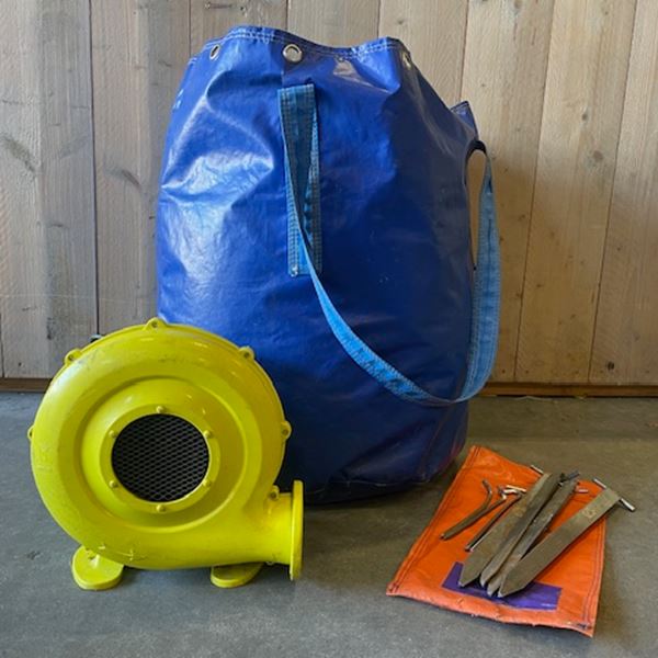 Feestpop vrouw padel 70 jaar 4 meter