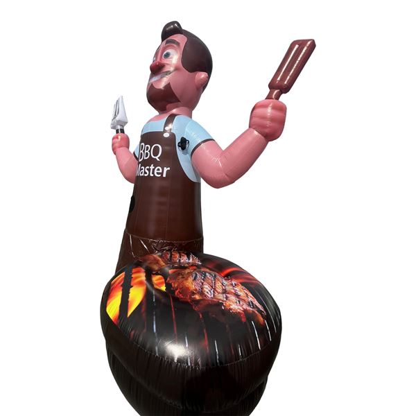 Feestpop BBQ master man 21 jaar 4 meter