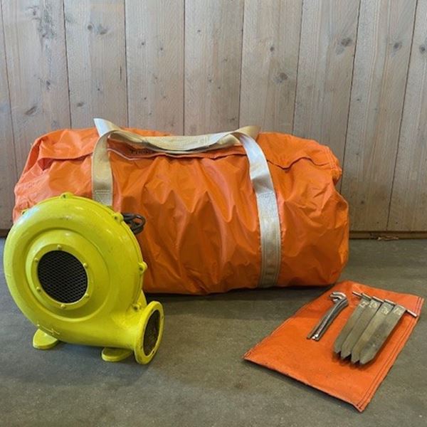 Feestpop Kantoorvrouw pensioen 3,5 meter