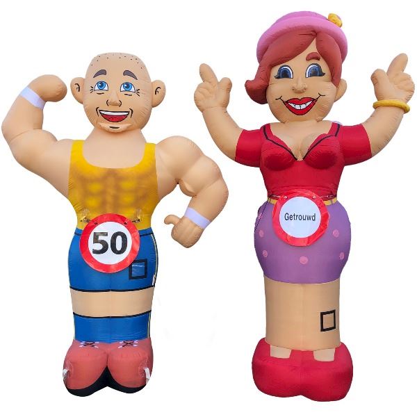 Feestpop set modern 50 jaar getrouwd