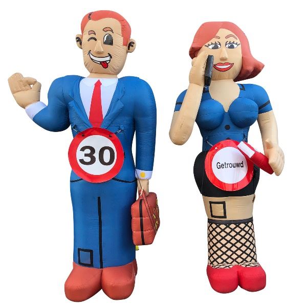 Feestpop 30 jaar getrouwd (kantoorset)