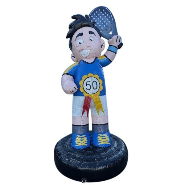 Feestpop abraham padel 50 jaar 4 meter