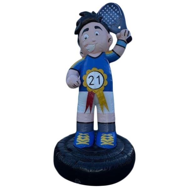 Feestpop man padel 21 jaar 4 meter