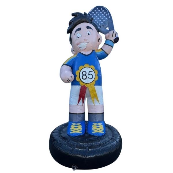 Feestpop man padel 85 jaar 4 meter