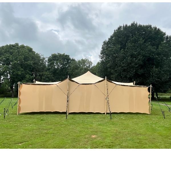 Zijwand stretchtent 10 meter